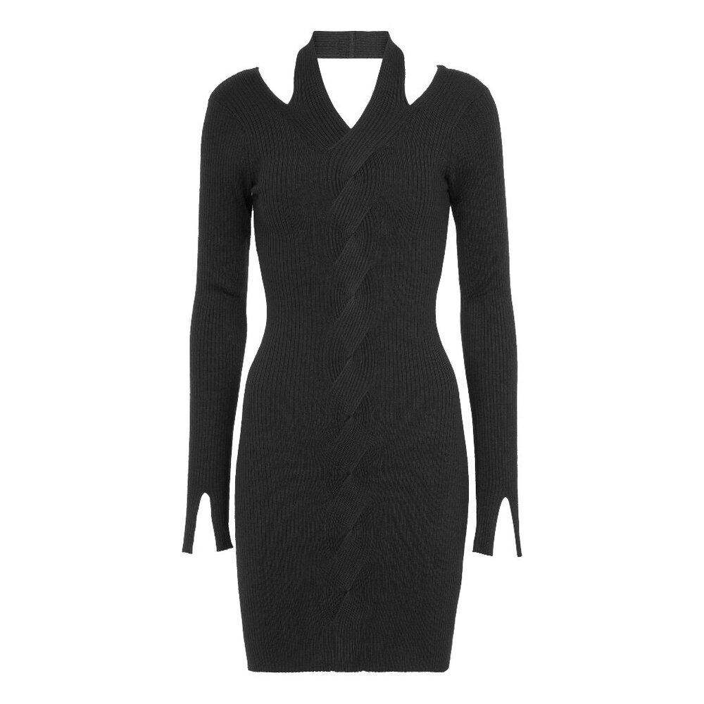 EUC Simkhai Alejandra ribbed-knit minidress